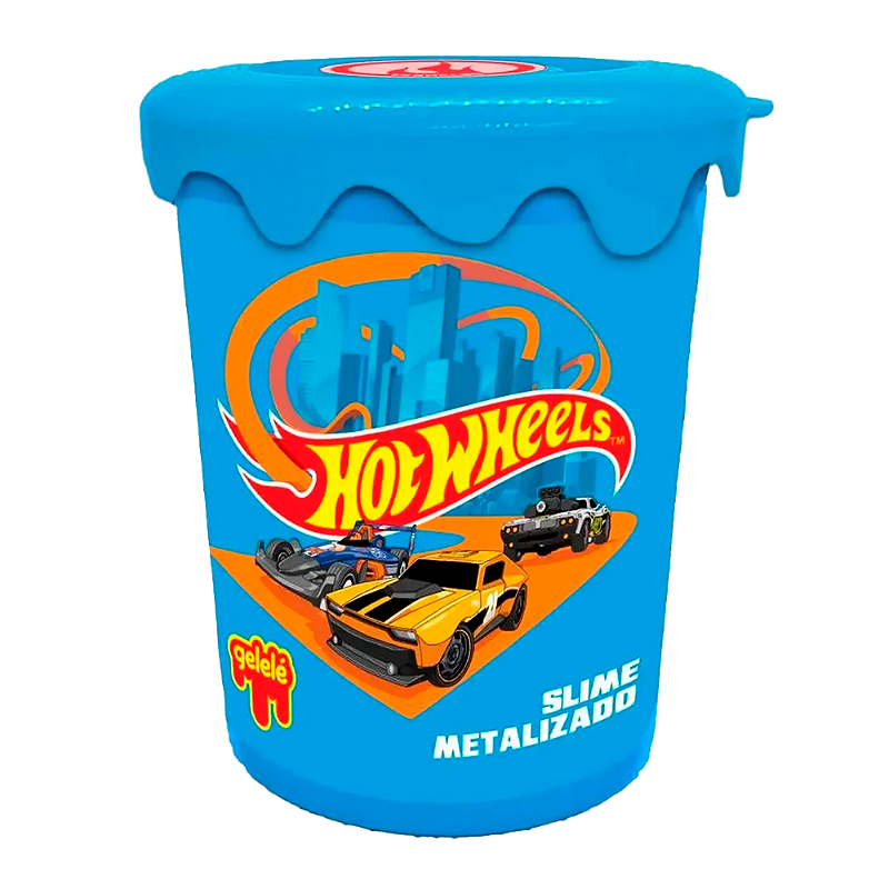 Slime Gelelé Pote 3949 Hot Wheels 180g | Casa Vieira - Casa Vieira
