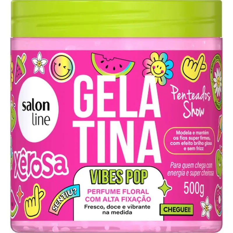 Gelatina Salon Line Xêrosa Vibes Pop 500G | Casa Vieira - Casa Vieira