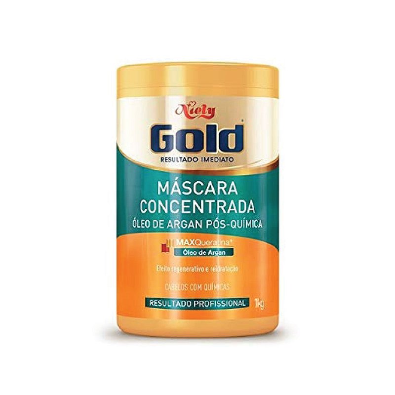 Creme para Tratamento Niely Gold Óleo de Argan PósQuímica 1kg Casa Vieira