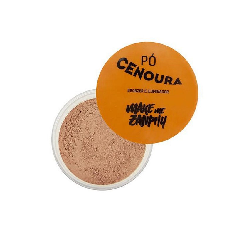 Pó Compacto Make Me Zanphy Cenoura 15g - Casa Vieira