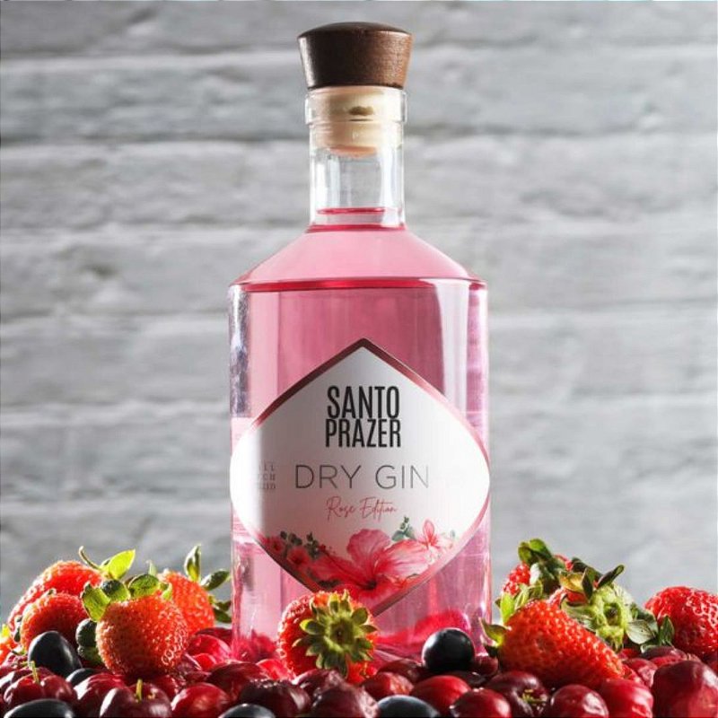 Gin Santo Prazer Rose Edition 750ml - Casa Vieira