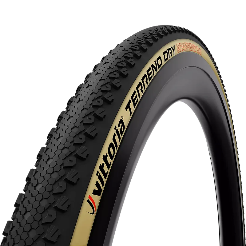 Vittoria TERRENO DRY GRAVEL(700×45c)【新品】 Pneu Vittoria Terreno Dry Gravel Lite Bege - Revolution Bikes