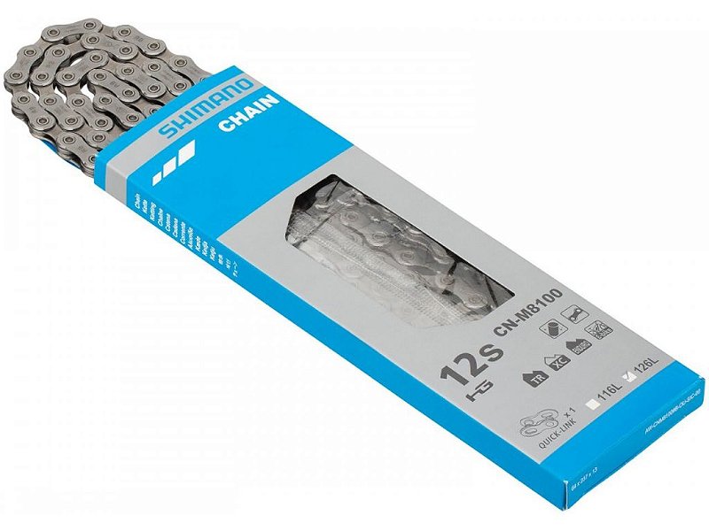 Corrente Shimano XT Ultegra CN-M8100 12v c/ Quick Link - 126 links