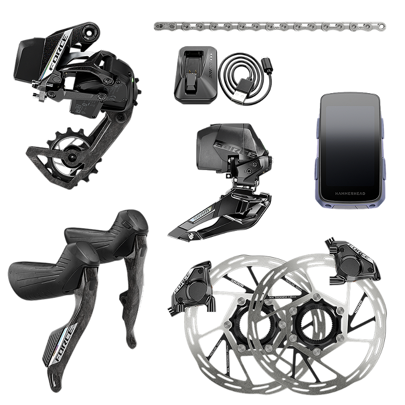 SRAM Force AXS E1 – Mudanças Precisas, Frenagem Superior e Leveza