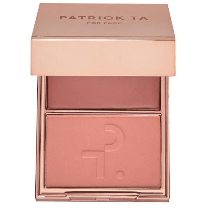 Patrick Ta クリーム&パウダーチーク Not Too Much Patrick TA blush - Not Too Much - Maquiagens Importadas | Flavinha