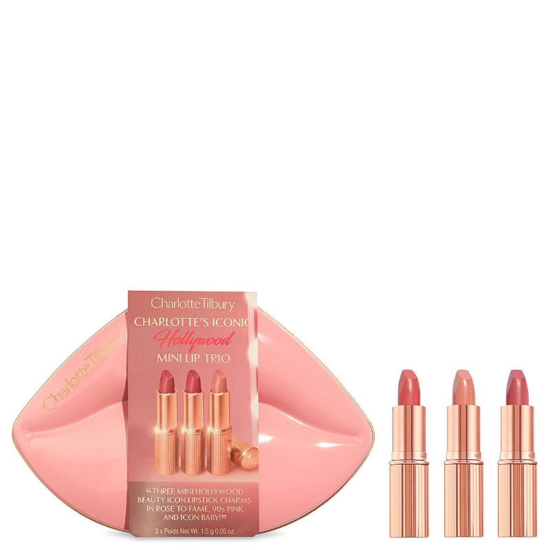 Charlotte's Hollywood Iconic Mini Lip Trio - Maquiagens Importadas