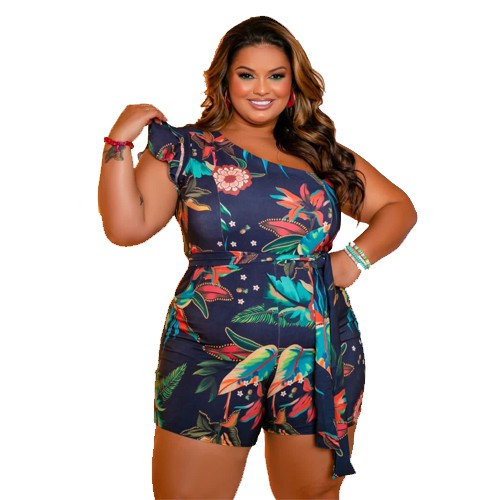 Macaquinho estampado plus best sale size