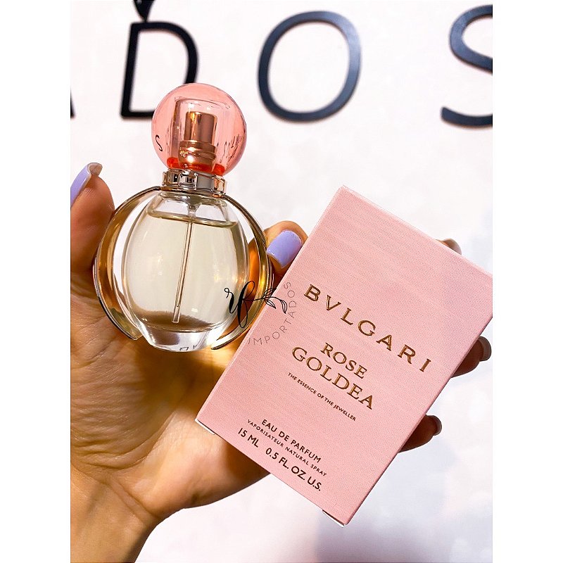 香水(女性用) BVLGARI ROSE GOLDEA 15ml 331/11 Rose Goldea Blossom Delight Eau De Toilette Feminino - Bvlgari