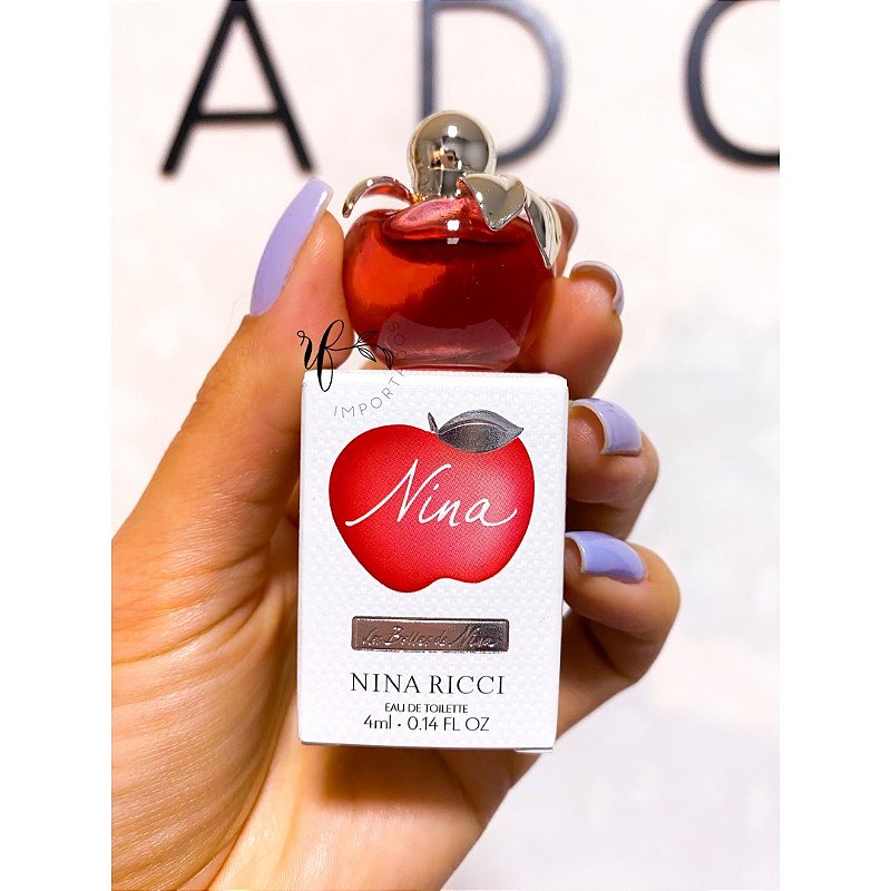 Nina Ricci - Miniatura Perfume Feminino Edt 4ml - RF Importados - Produtos  Importados de Beleza e Cuidados Pessoais