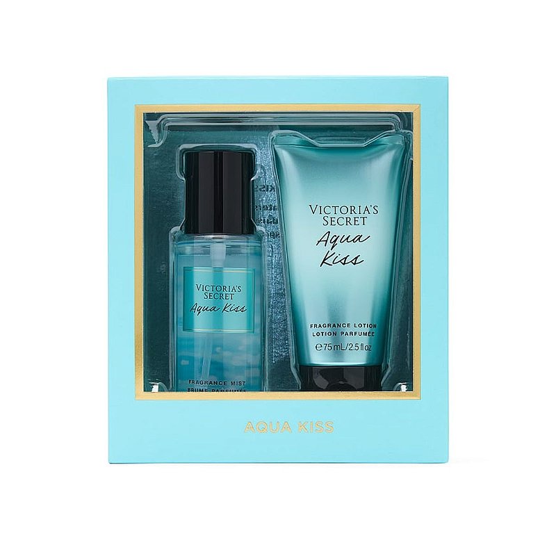 Victoria's Secret - Mini Kit Travel Size Aqua Kiss - RF Importados