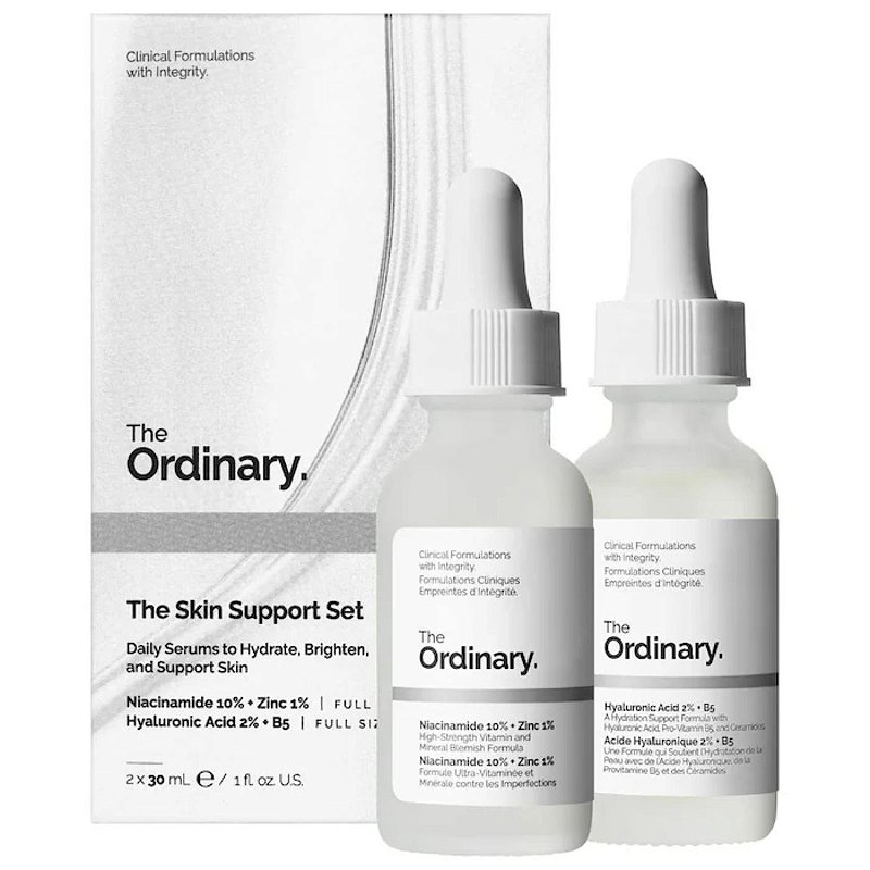 The Ordinary - Kit Niacinamide e Ácido Hialurônico The Skin