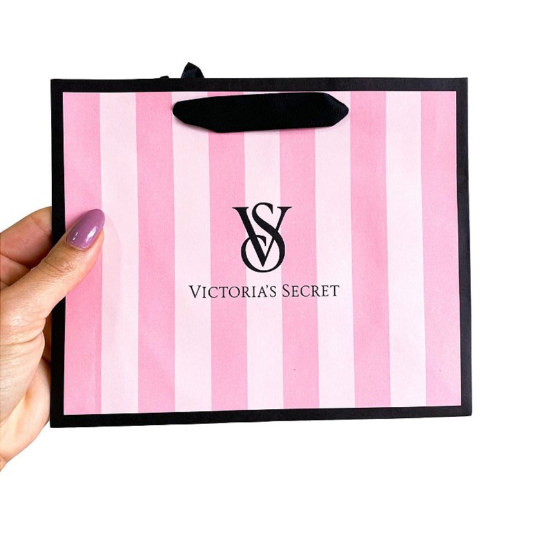 Sacola Presente Victoria's Secret P Alça Cetim - RF Importados
