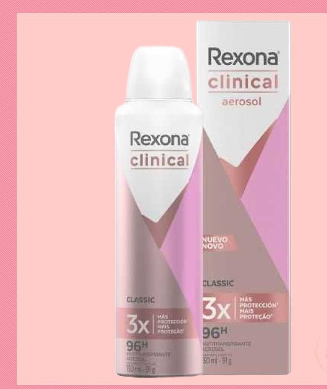 REXONA CLINICAL  3X MAIS PROTEÇÃO COM 3X MAIS CONTROLE DE ODOR