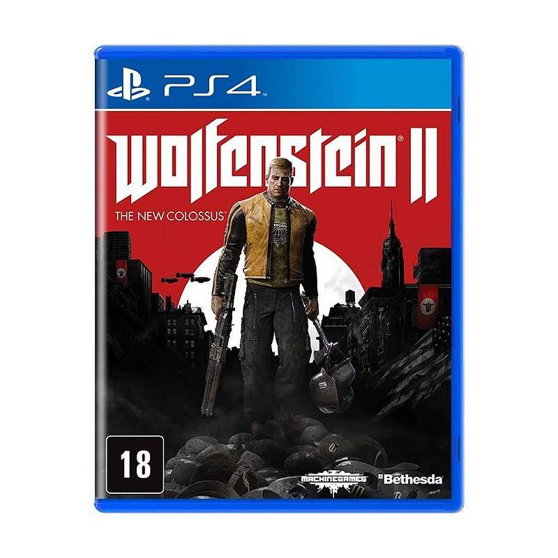 Jogo Wolfenstein II: The New Colossus PS4 Midia Fisica Novo Lacrado - Loja  de Vídeo Games Fortaleza EiNerdGames