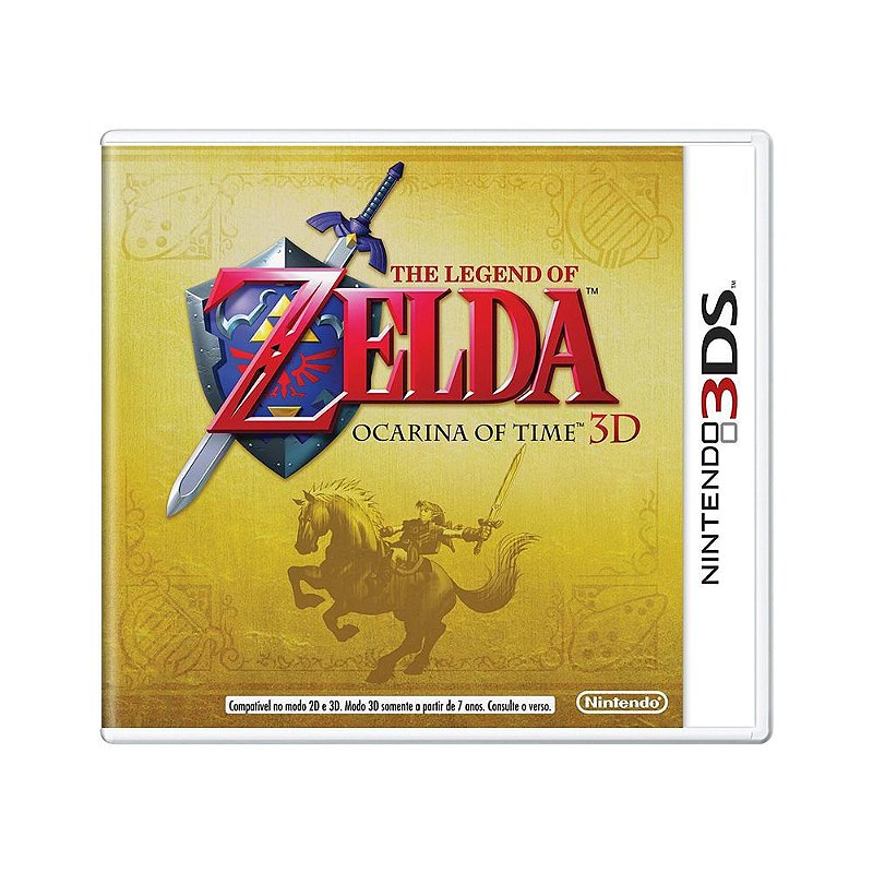 jogo The Legend of Zelda: Ocarina of Time 3D Para 3DS - Loja de Vídeo Games  Fortaleza EiNerdGames