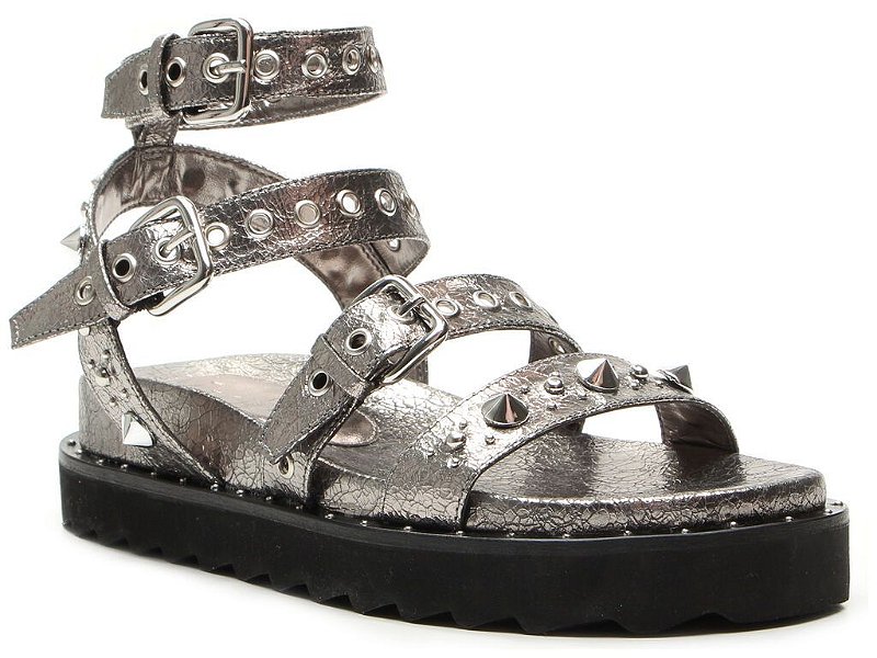 はち Papete Fivelas Spikes Craquelet Golden Volume VCZ FALL 24 Vicenza