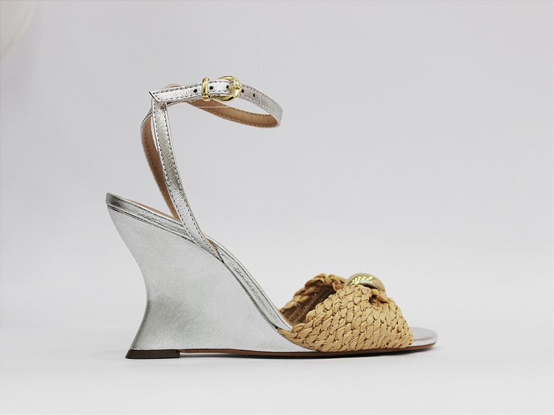 Sandália Priscila Anabela Fivela Lumière Specchio Brand - Specchio