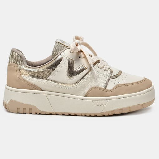 Tenis cor best sale bege