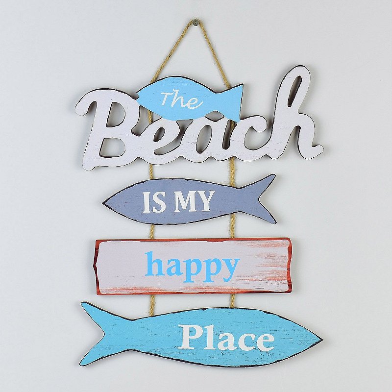 Enfeite The Beach Is My Happy Place Casa Náutica