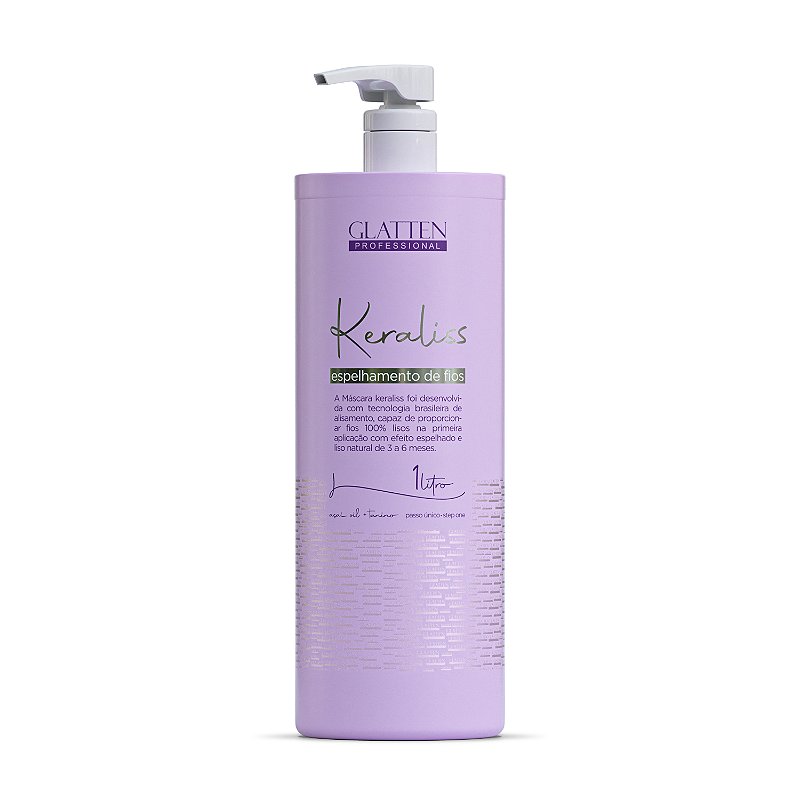 Máscara Keraliss 1000ml Glatten Professional