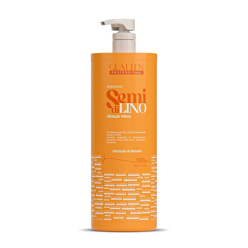 Shampoo - Semi Di Lino - 1000ml - (Frete Grátis) - Glatten Professional