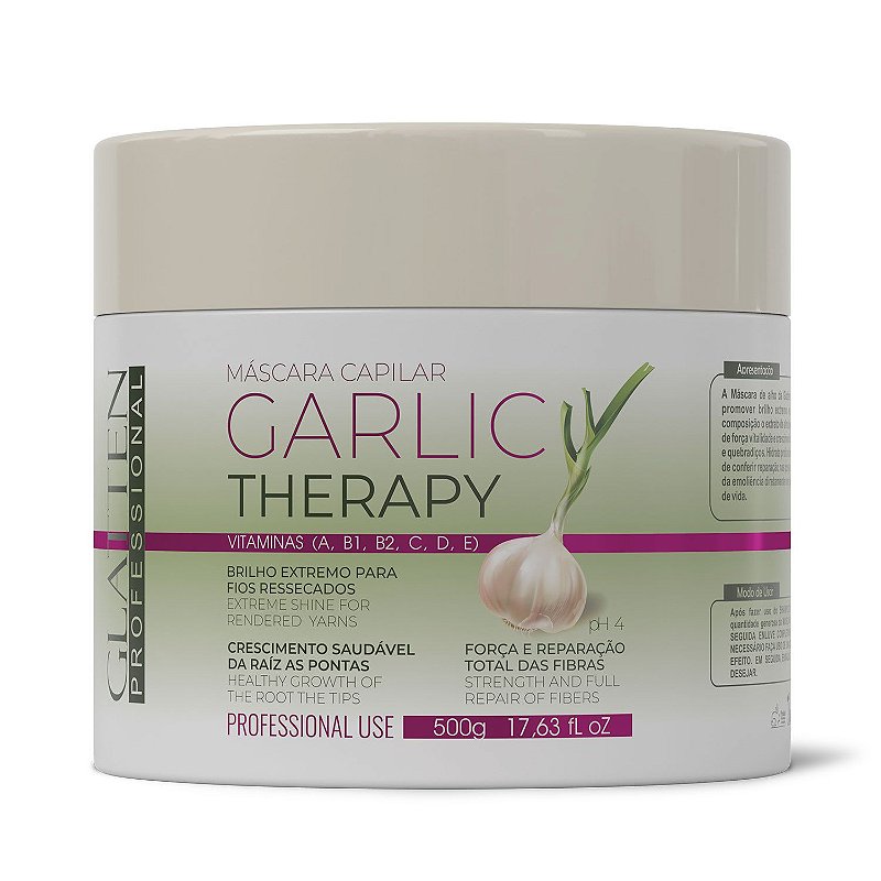 Máscara Garlic 500g Glatten Professional