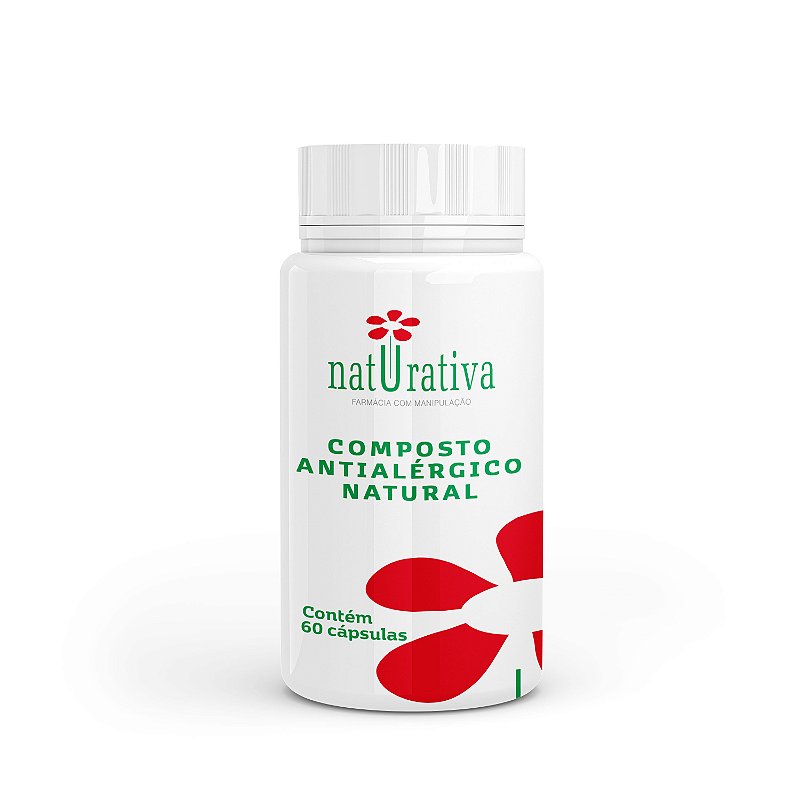 Composto Antialérgico Natural 60 cápsulas - Farmácia Naturativa -  Medicamentos e Manipulados