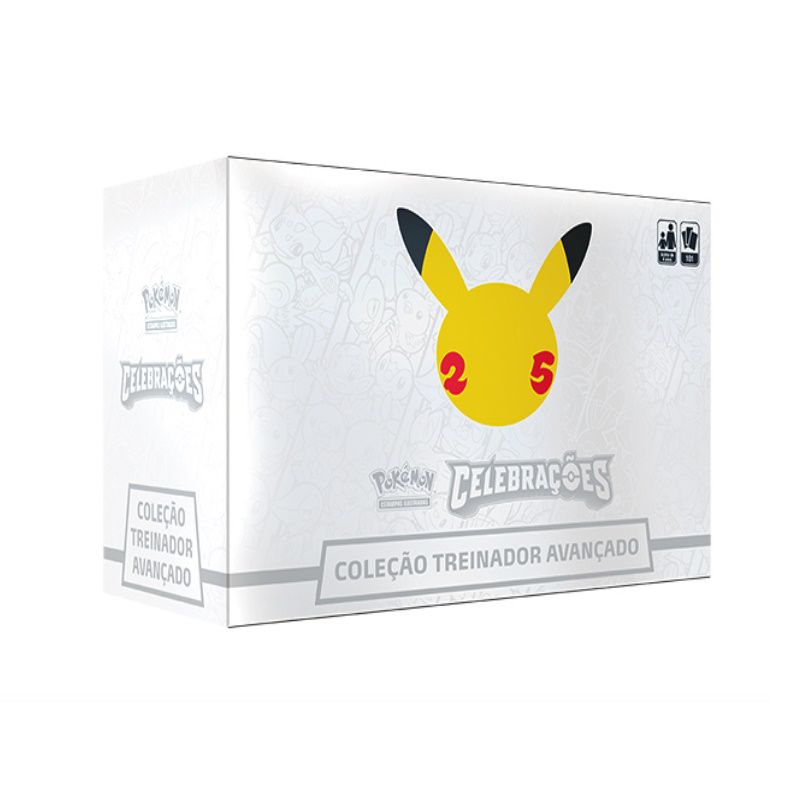 Pokemon Caixa de Treinador Elite para Celebracoes do 25
