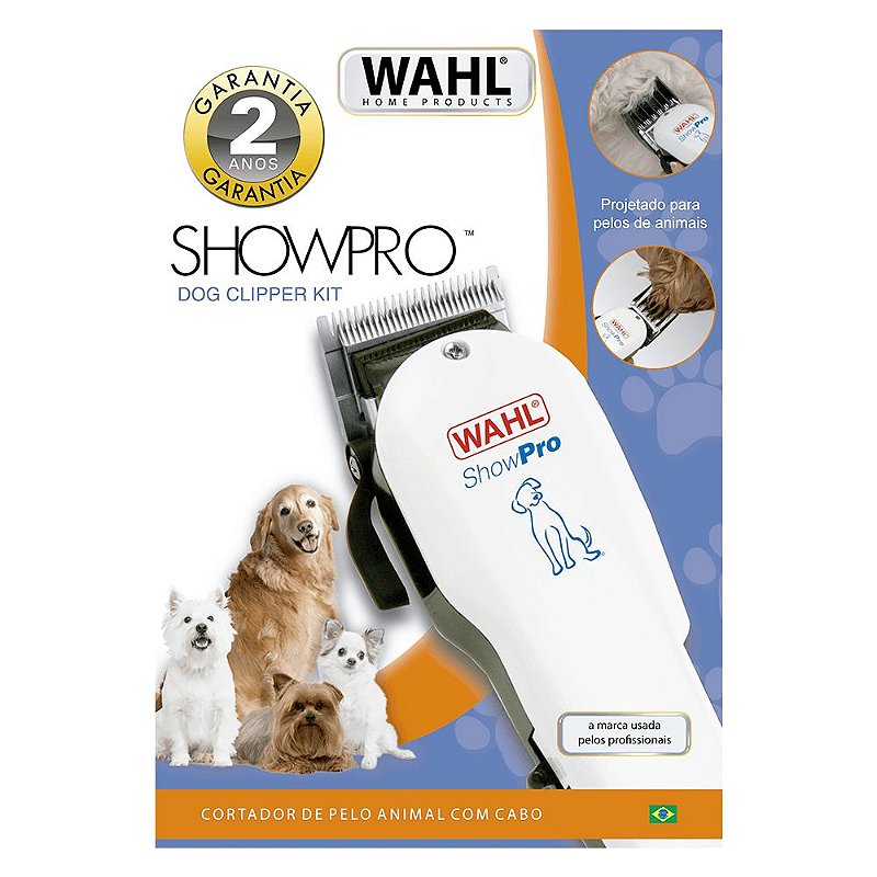 Máquina De Tosa Pet Wahl Clipper Show Pro Dog Kit 220V LOJA IMPÉRIO