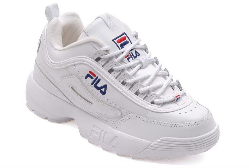 fila disruptor cadarço