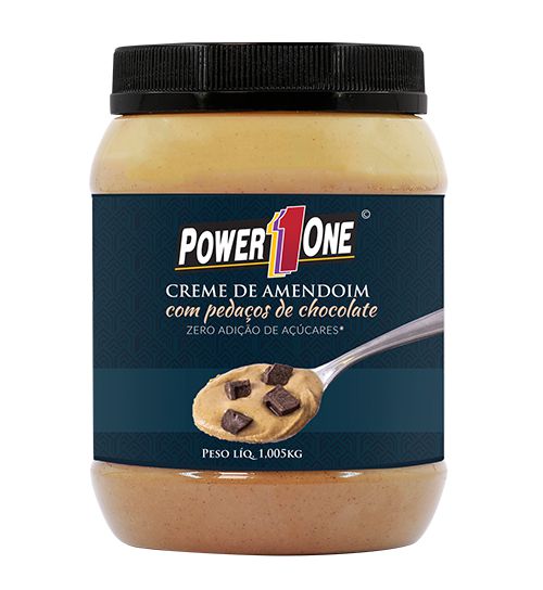 Pasta Amendoim Tradicional 100% Natural Power One 1.005kg