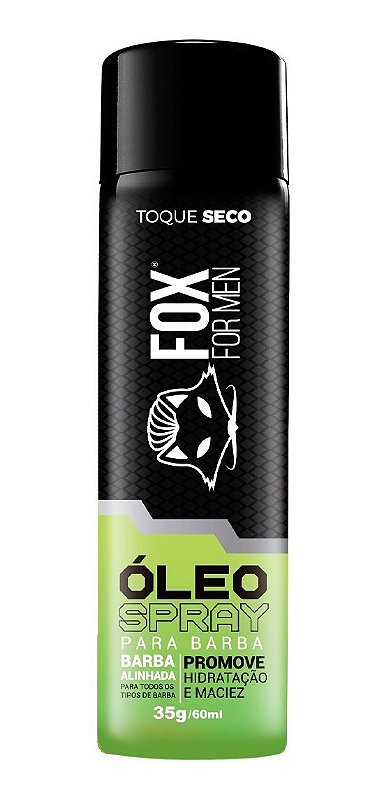 Óleo para Barba em Spray Fox For Man: A barba hidratada e com