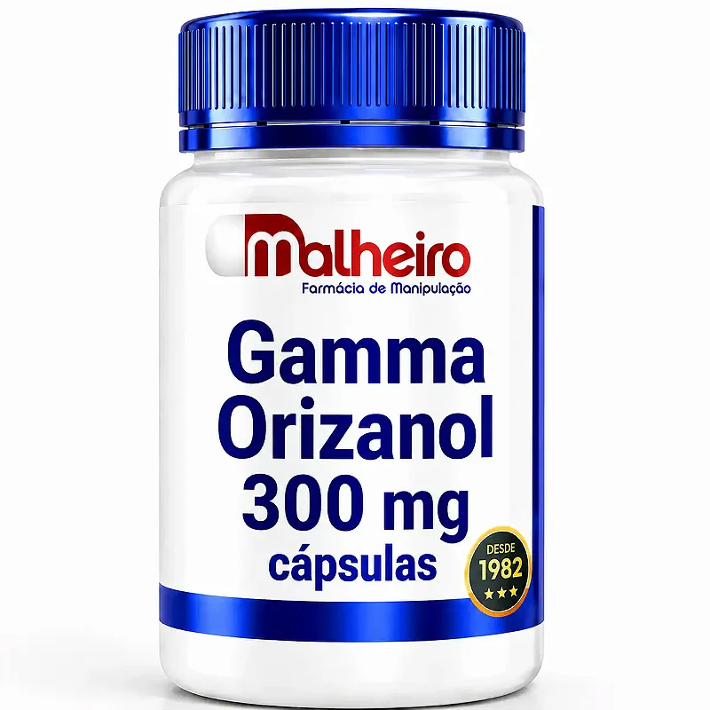 Gamma Oryzanol 300 mg – Equilíbrio Hormonal e Coração | Malheiro