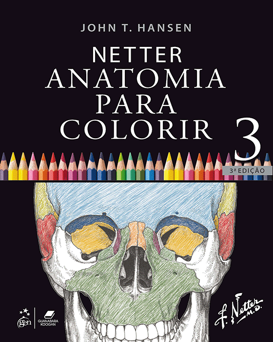 Netter Anatomia Para Colorir - 3ª Edição 2024 - Praxedes Livros