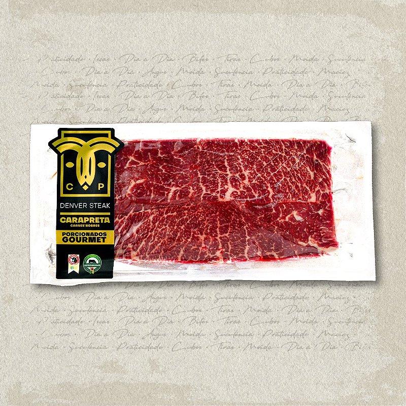 Denver Steak Angus Gourmet 400g (Congelado) Sou a Lenda, Sou Carapreta!