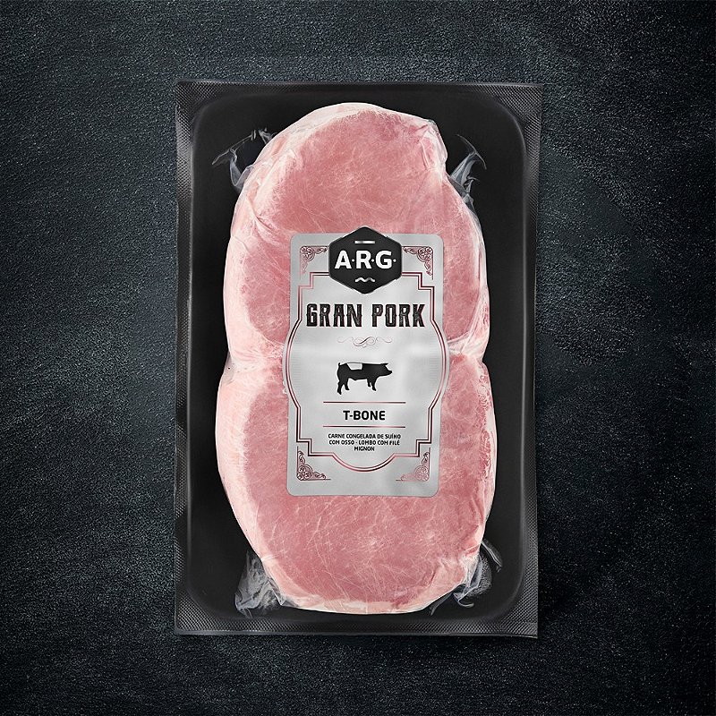 TBone Gran Pork ARG 870g Sou a Lenda, Sou Carapreta!