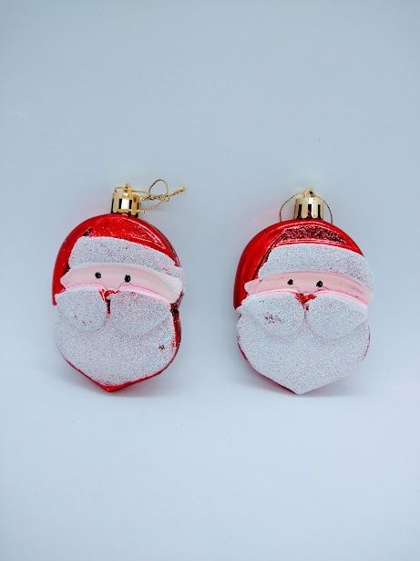 Enfeite Plástico Para Árvore de Natal Carinha de Papai Noel 5,5cm x 8cm Kit Com 2 - Recopel - Festas, Papelaria, Embalagens, Descartáveis, Produtos de Limpeza, Bomboniere e Casa e Lazer Enfeite Plástico Para Árvore de Natal Carinha de Papai Noel 5,5cm x 8cm Kit Com 2 - Recopel - Festas, Papelaria, Embalagens, Descartáveis, Produtos de Limpeza, Bomboniere e Casa e Lazer