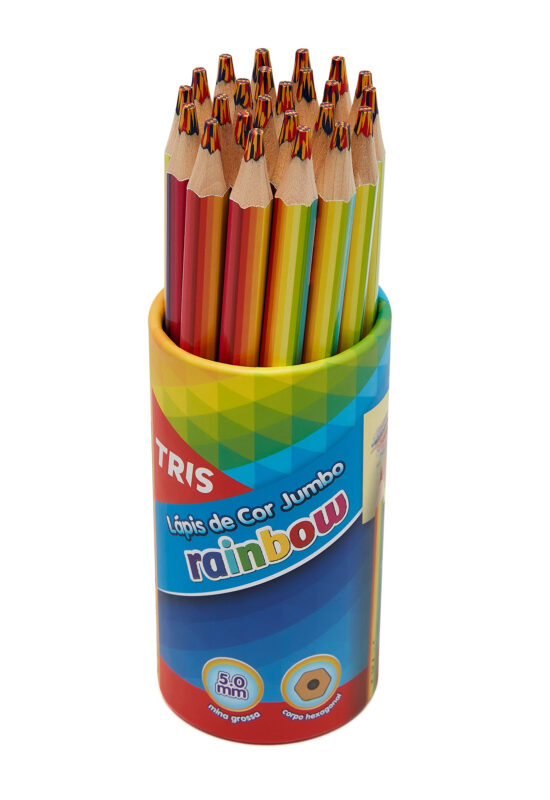 Lápis de Cor Tris Rainbow Jumbo ( Arco- ìris) R.687711 - A Unidade