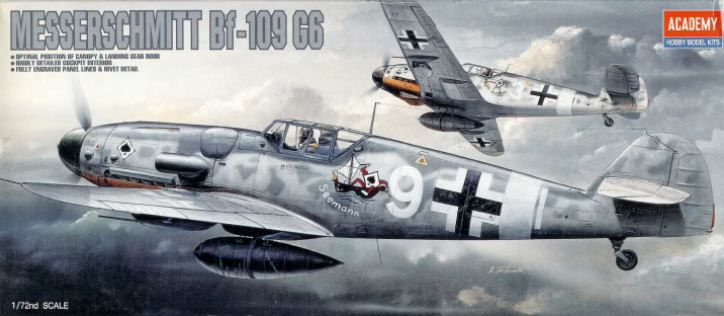 Academy - Messerschmitt Bf109G-6 - 1/72 - HTC - MODELISMO