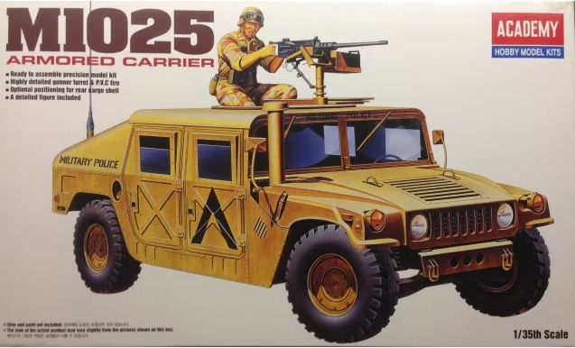 Academy - Humvee M1025 Armored Carrier - 1/35 - HTC - MODELISMO