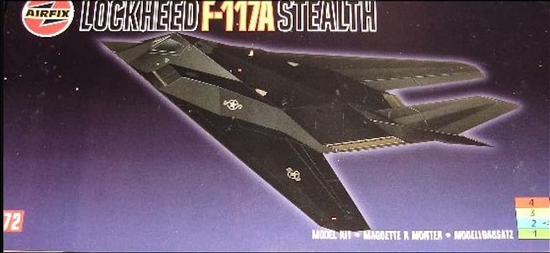 AirFix - Lockheed F-117A Stealth - 1/72 - HTC - MODELISMO