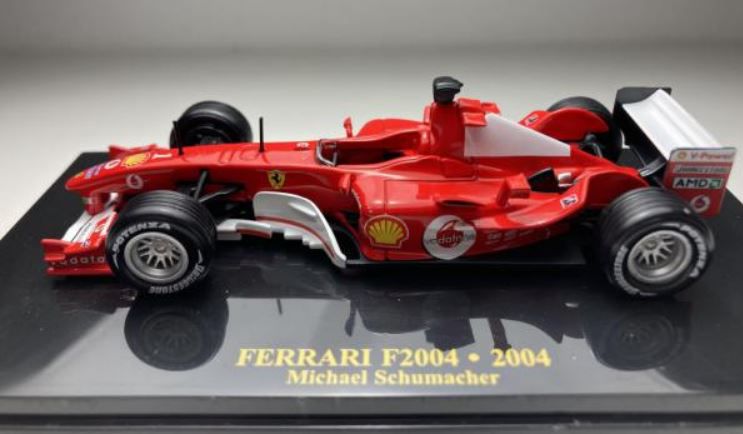 Coleção Ferrari - Ferrari F2004 2004- 1/43 - HTC - MODELISMO