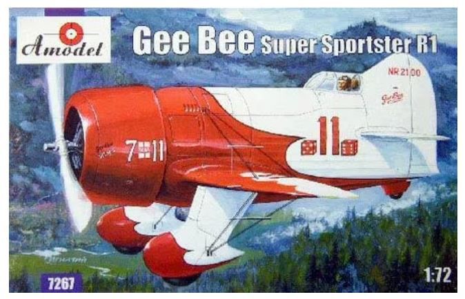AMODEL - Gee Bee Super Sportster R1 - 1/72 - HTC - MODELISMO