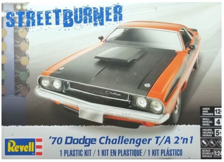 その他 Revell '70 Dodge Challenger R/T 1/25 Revell - '70 Dodge Challenger T/A - 1/25 - HTC - MODELISMO