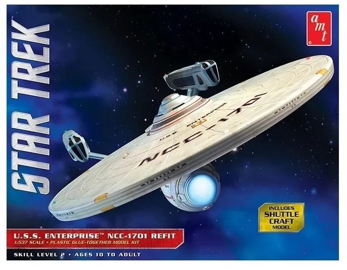 AMT - U.S.S. Enterprise NCC-1701 Refit - 1/537 - HTC - MODELISMO