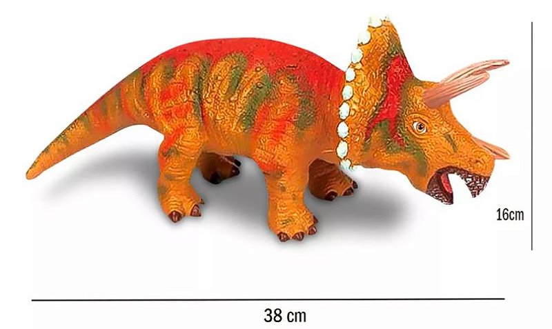 ZOOP - Dinossauro Soft - Triceratops - HTC - MODELISMO