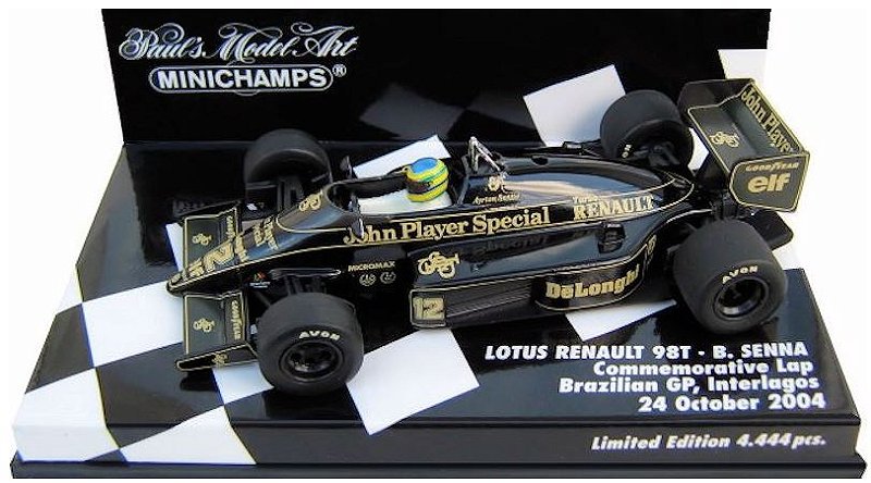 Minichamps - Lotus 98T Renault (Special Edition) - 1/43 - HTC