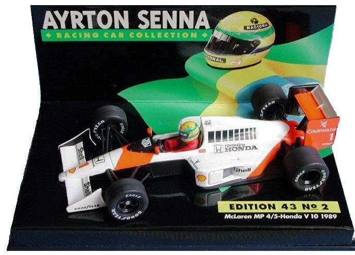 Minichamps - McLaren MP4/5 ( Senna ) - 1/43 - HTC - MODELISMO