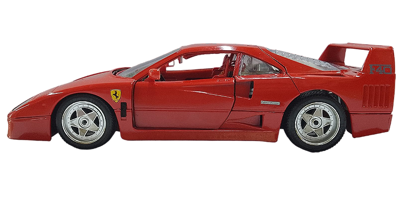 Burago - Ferrari F40 (sem caixa) - 1/18 - HTC - MODELISMO