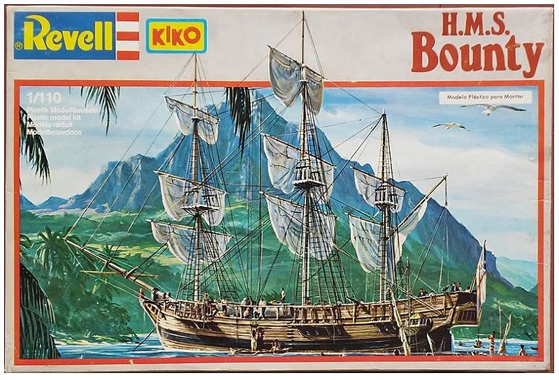 Revell　1/110 H.M.S バウンテイー Revell KIKO - HMS BOUNTY - 1/110 - HTC - MODELISMO
